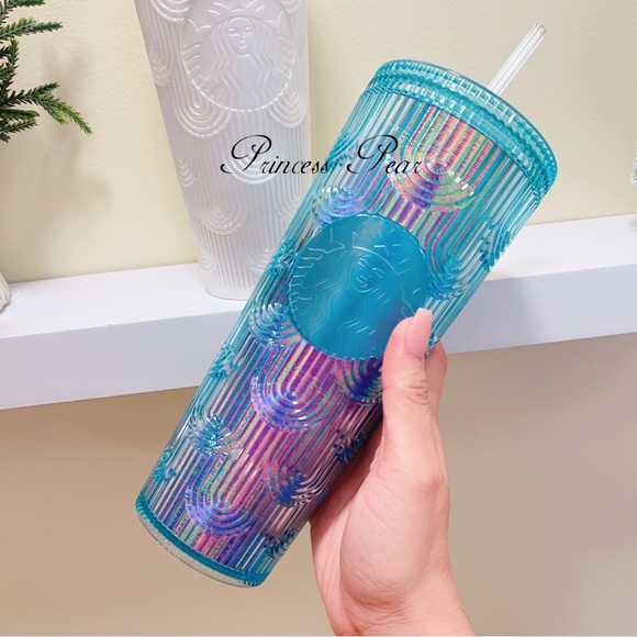 Starbucks Spring 2022 , 2023 & 2024 mermaid scale 24 oz  tumbler - Picture 8 of 13
